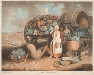 a vegetable market - William Ward — artwork view