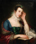 Portrait painting of a young woman - William Watson — artwork view