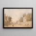 Entrance at Newmarket - William Westall — framed artwork on a wall