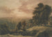 Evening landscape painting - William Westall — artwork view