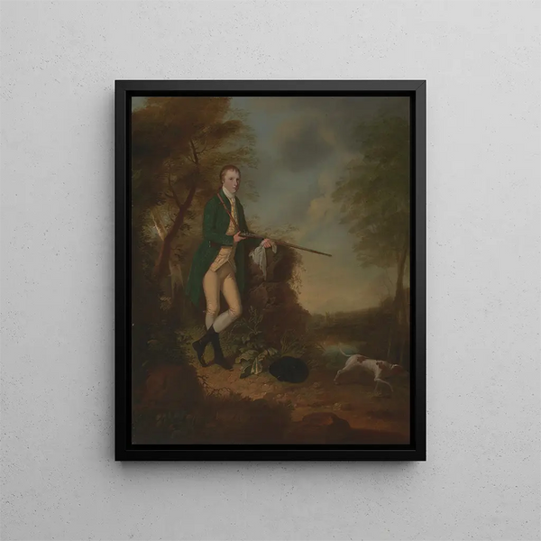 Gilbert McHutchin - William Williams — framed artwork on a wall