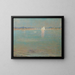 Afternoon on the Bay - William Worcester Churchill — framed artwork on a wall