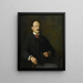 Portrait of a Gentleman - William Worcester Churchill — framed artwork on a wall