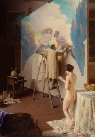 The Painter - William Worcester Churchill — artwork view
