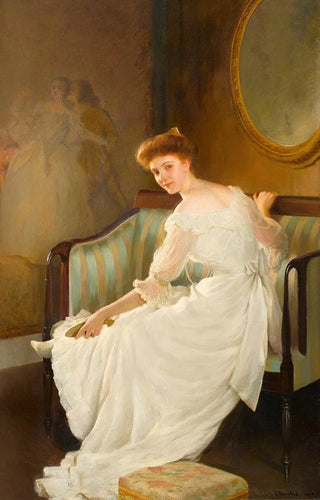 La pantoufle blanche - William Worcester Churchill — artwork view