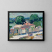 Cottage French Painting - William Zorach — framed artwork on a wall