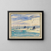 Scene of port - William Zorach — framed artwork on a wall