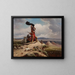 The buffalo signal in view - William de la Montagne Cary — framed artwork on a wall