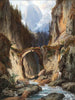 On the Via Mala - Willibald Wex — artwork view