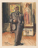 Moi Israël dans son atelier - Willy Sluiter — artwork view