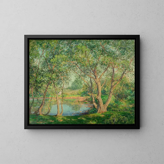 Hidden Lake - Wilson Henry Irvine — framed artwork on a wall
