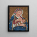 Madonna - Wincenty Chrząstkiewicz — framed artwork on a wall