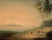 Genre scene at Lake Galvė - Wincenty Smokowski — artwork view