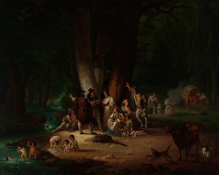 Camp de gitans au bord de l'eau - Wincenty Smokowski — artwork view