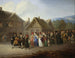 Jewish wedding painting - Wincenty Smokowski — artwork view