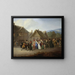 Jewish wedding painting - Wincenty Smokowski — framed artwork on a wall