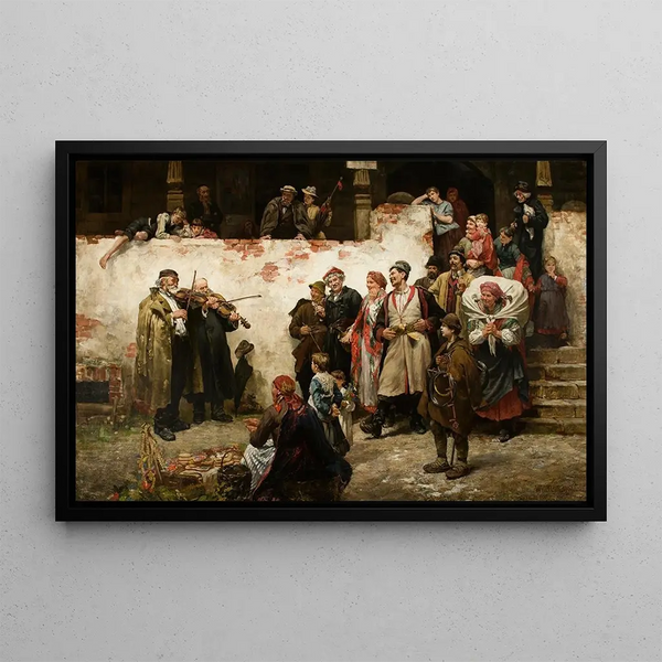 Note familière - Wincenty Wodzinowski — framed artwork on a wall