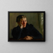 Portrait of Mother - Wincenty Wodzinowski — framed artwork on a wall