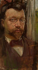 Self-portrait Painting - Wincenty Wodzinowski — artwork view