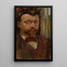 Self-portrait Painting - Wincenty Wodzinowski — framed artwork on a wall
