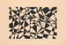 Conception for an unidentified floor in Belgian black marble and royal gray, drawing with abstract pattern - Winold Reiss — artwork view