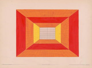 Design for an unidentified restaurant, possibly Dunhalls Restaurant, New York, NY - Winold Reiss — artwork view