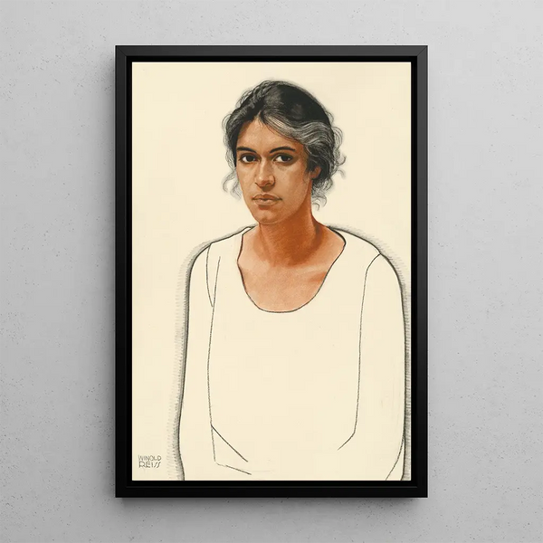 Elise J McDougald - Winold Reiss — framed artwork on a wall