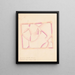 Interior design for screens and ceilings Drawing of plans, elevation, and details - Winold Reiss — framed artwork on a wall