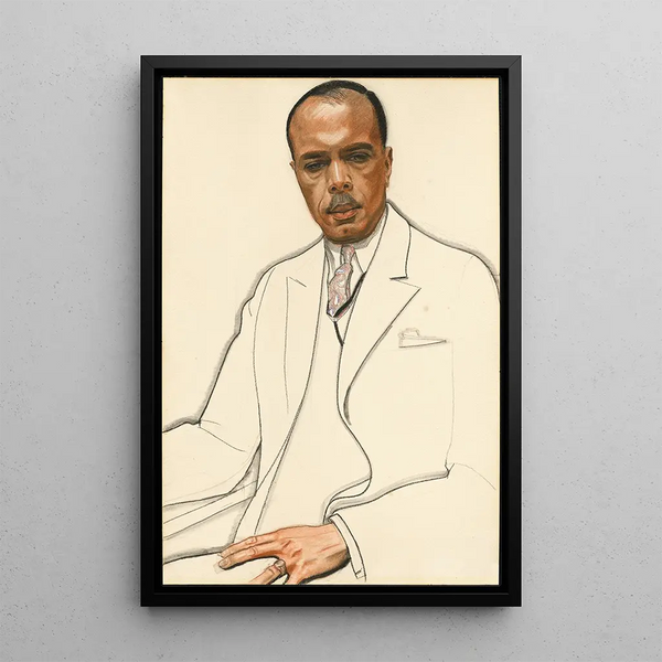 James Weldon Johnson - Winold Reiss — framed artwork on a wall