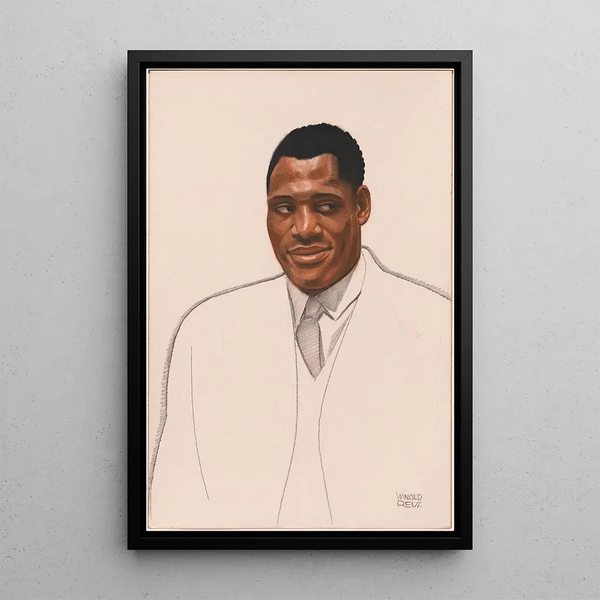 Paul Robeson - Winold Reiss — framed artwork on a wall