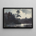 Lac Adirondack - Winslow Homer — framed artwork on a wall