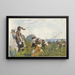 Berry Pickers Painting - Winslow Homer — framed artwork on a wall