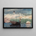 Boy in a Boat Gloucester - Winslow Homer — framed artwork on a wall