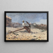 Boy with Anchor - Winslow Homer — framed artwork on a wall