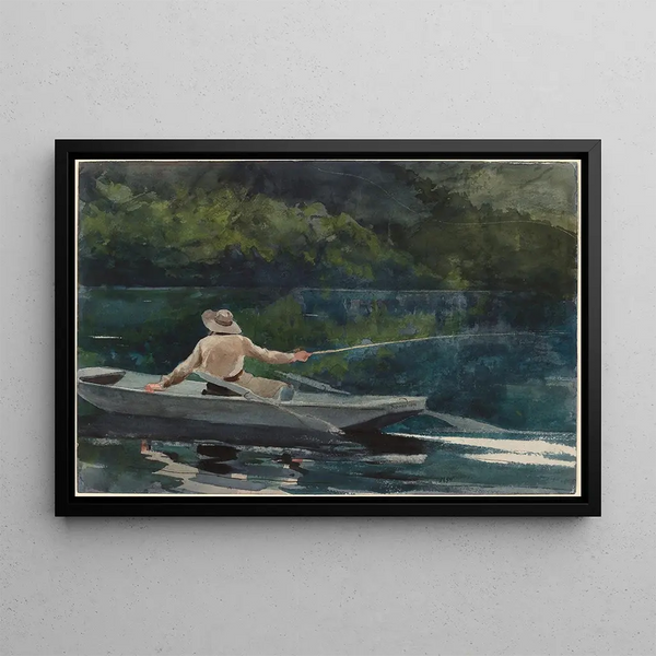 Lancer numéro deux - Winslow Homer — framed artwork on a wall