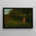 Croquet Player - Winslow Homer — framed artwork on a wall