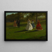 Croquet Players - Winslow Homer — framed artwork on a wall