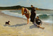 Eagle Head Manchester Massachusetts high tide - Winslow Homer — artwork view