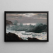 Morning after a storm at sea - Winslow Homer — framed artwork on a wall