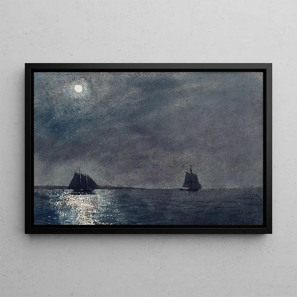 Lighthouse of Eastern Point - Winslow Homer — framed artwork on a wall