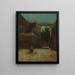 French Farmyard Painting - Winslow Homer — framed artwork on a wall