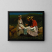 Girls in a Landscape - Winslow Homer — framed artwork on a wall
