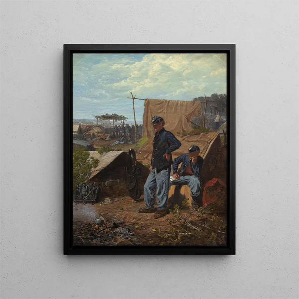 Home Sweet Home - Winslow Homer — framed artwork on a wall