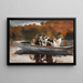 Hunting Dogs in a Boat Waiting for Departure - Winslow Homer — framed artwork on a wall