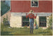 In the Garden Rustic Courtyard - Winslow Homer — artwork view