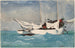 Key West, levée de l'ancre - Winslow Homer — artwork view