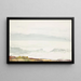 Ocean seen from a cliff Prouts Neck Maine - Winslow Homer — framed artwork on a wall