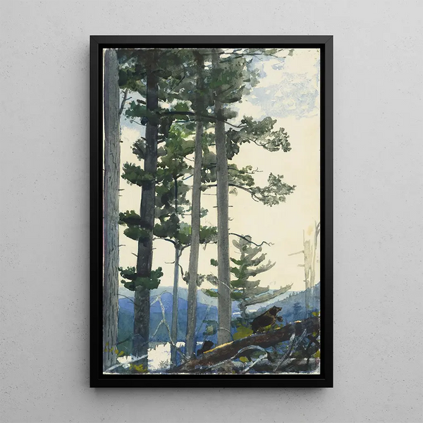 Old Colonists - Winslow Homer — framed artwork on a wall