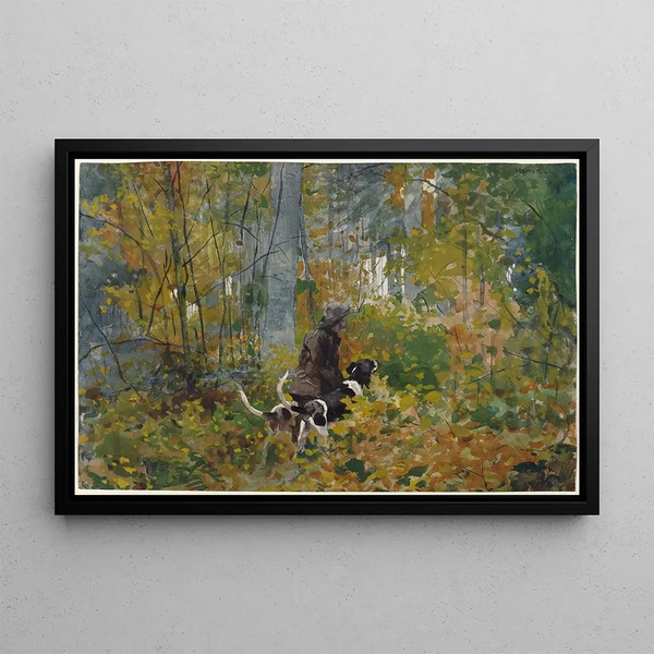 On the Path - Winslow Homer — framed artwork on a wall