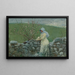 Peach Blossom - Winslow Homer — framed artwork on a wall